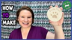 How To Make A Paw Print In Clay