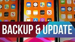 How to Backup & Update iPhone X, iPhone XS, iPhone XS Max to iOS 15.6