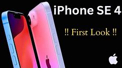 iphone se 4th generation first look | new iphone se 4 2025 | iphone se 4th gen trailer | iphone se 4