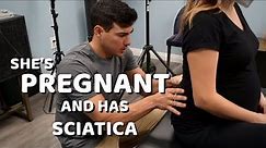 WORKING ON A PREGNANT LADY WITH SCIATICA | Full Chiropractic Treatment with Dr. Tyler