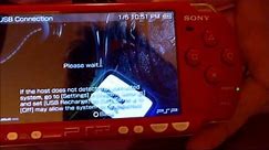 HOW TO CHARGE PSP USING USB CABLE