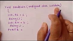 PIC_lecture 9: Interfacing of LCD with PIC Microcontroller | Embedded C program