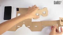 Gearbest Review: DIY VR 3D Cardboard Glasses Kit for iPhone, Android Smart Phone- GearBest.com