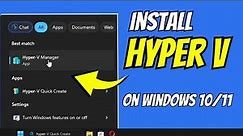 (Easiest Way) Enable Hyper-V in Windows 10/11 Home or Pro Edition - 2023