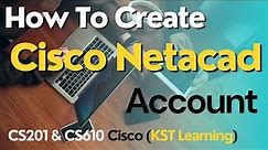 How To Create Cisco Netacad Account | How To Create Cisco Account