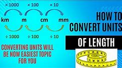 Length units conversion | how to convert m into cm | units of length | lets learn length
