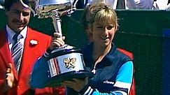 Chris Evert victorious at AO 1982