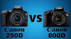 Canon SL3/EOS 250D vs Canon T7i/EOS 800D