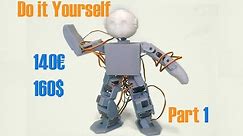 How to build an humanoid robot - Part 1 - based on miniplanV6