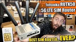 Possibly the BEST 5G Sim LTE Router I Have EVER Used - The Teltonika RUTX50 Router Review