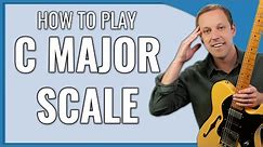 C Major Scale Guitar (Beginner lesson)