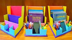 How to Make Bookshelf with Cardboard | DIY bookshelf | DIY Cardboard Bookshelf | DIY books organizer