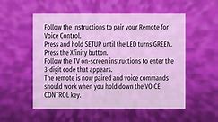 What are the codes for Xfinity Remote?