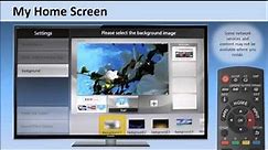 Panasonic - Television - Function - Customizing the Home Screen