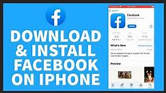 Facebook: How to Download and Install Facebook on iPhone | Facebook App Download