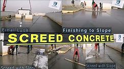 Screed Concrete on the roof | roof Screed | how to screed | Screed waterproofing | screed concrete