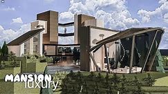 BLOXBURG: Mansion Modern Luxury House [NO LARGEPLOT] || Realistic House Build
