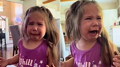 Hilarious moment girl bursts into tears watching Lilo and Stitch