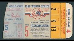 1960 World Series: Game 5: Pittsburgh v New York