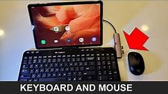 How to connect a KEYBOARD and Mouse to Tablet. EASY
