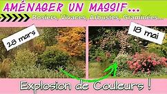 Aménager son jardin : Rosiers, Arbustes, Vivaces, Graminées pour une explosion de couleurs en mai !