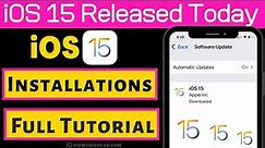 How To Install iOS 15.5 How To Update iPhone To iOS 15 Tutorial