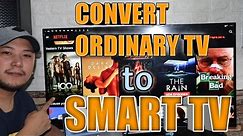 HOW TO CONVERT ORDINARY TV TO SMART TV |