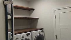 Laundry Room Storage Shelves Project Idea