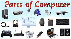 Parts of Computer | Computer parts names in English | Computer parts names for kids