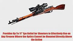 AccuShot Leapers 2-7X44 30mm True Long Eye Relief Scout Rifle Scope with Glass IE Mil-Dot MS