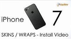 iPhone 7 CARBON Fibre Skin - INSTALL VIDEO / Review