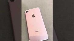 Opening iPhone 7 rose gold 256 gb