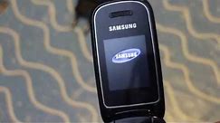 Samsung GT E1270 Mobile phone GSM noble black unboxing