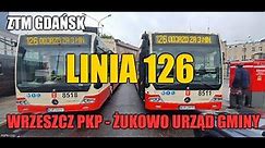 ZTM Gdańsk - linia 126, Gdańsk Wrzeszcz PKP - Żukowo Urząd Gminy