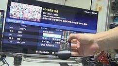 SAMSUNG SMART TV Schedule Recording function demonstration