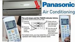 How to Check Panasonic Aircon Error Codes. How to get the error code out of a Panasonic split system