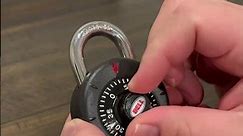 How to Unlock a Combination Lock