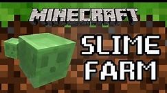 Minecraft Xbox 360 - SLIME FARM WALKTHROUGH!!