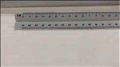 How to use or read scale ruler ? For beginners