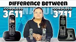 Difference between Panasonic cordless Phone 3611 & 3711 in detailed.