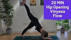 20 Min Hip Opening Vinyasa Flow // Full Body Flow
