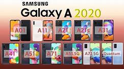 Samsung Galaxy A Series 2020 | Specs