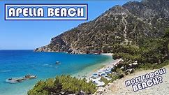 Karpathos, Greece | Apella Beach ▶ Most Famous Beach? ▶ In 4K