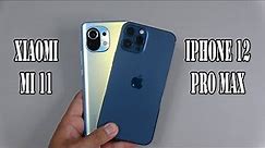 Xiaomi Mi 11 vs iPhone 12 Pro max | SpeedTest and Camera comparison