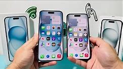 iPhone 15 vs iPhone 15 Plus Size Comparison