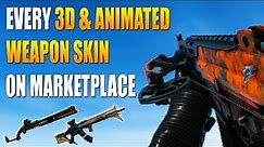 Every 3D & ANIMATED Weapon Skin On R6 MARKETPLACE (Y9S1)