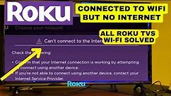 How to Fix Roku TV Connected To Wi-Fi But Not Working | All Roku TV Issues Solved in Just 6 Steps