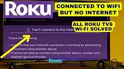 How to Fix Roku TV Connected To Wi-Fi But Not Working | All Roku TV Issues Solved in Just 6 Steps