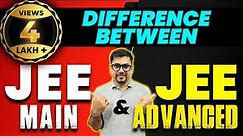 Difference Between JEE Main and JEE Advanced | Harsh Sir | Vedantu Math JEE Made Ejee
