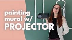 Painting Accent Walls with Projector | DIY Whitney